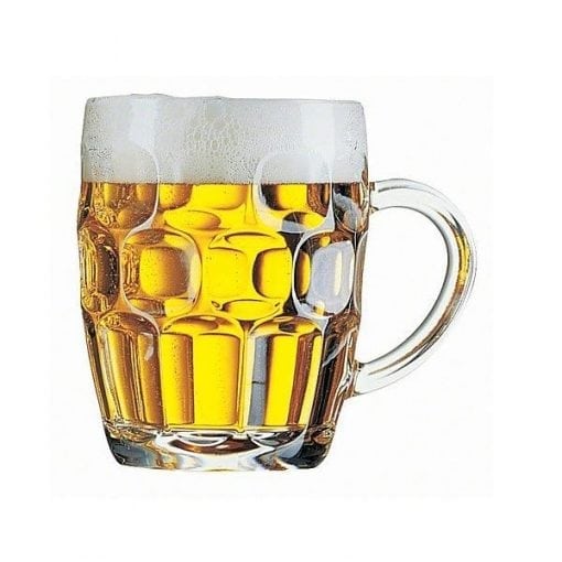 BEER GLASS - Dimple Mug Pint 570Ml