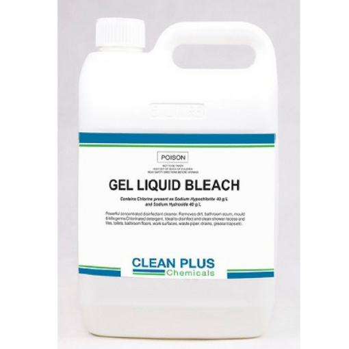 Gel Liquid Bleach - 5L & 20L - Cleaner & Sanitiser - Removes grease & residues in kitchen areas & food processing equipment.