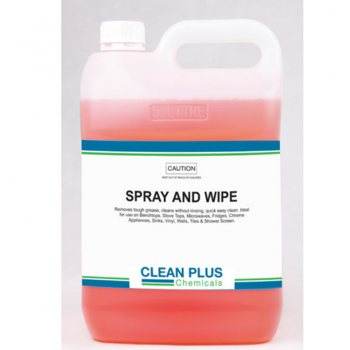 Spray & Wipe - All purpose degreaser & cleaner - Suits most surfaces.