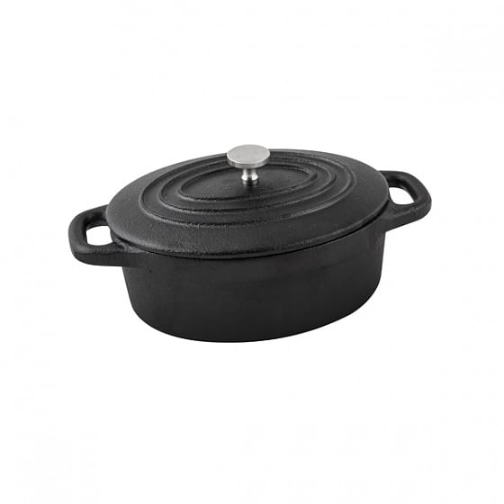 Mini Caserole Oval Cast Iron 125X50Mm - Wholesale Hospitality