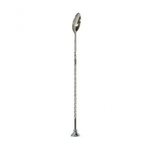 Bar Spoon Stainless Steel with Stud Muddler Sugar Crusher - Perfect for muddling & mixing cocktails.