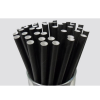 Paper Cocktail Straws - 135Mm long - 6Mm Diameter - Available in Black, Blue, Kraft, and White.