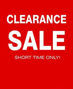 Clearance - SALE